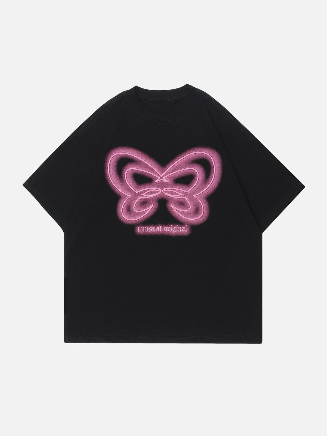 Lacezy - Butterfly Embroidery Tee- Streetwear Fashion - lacezy.com