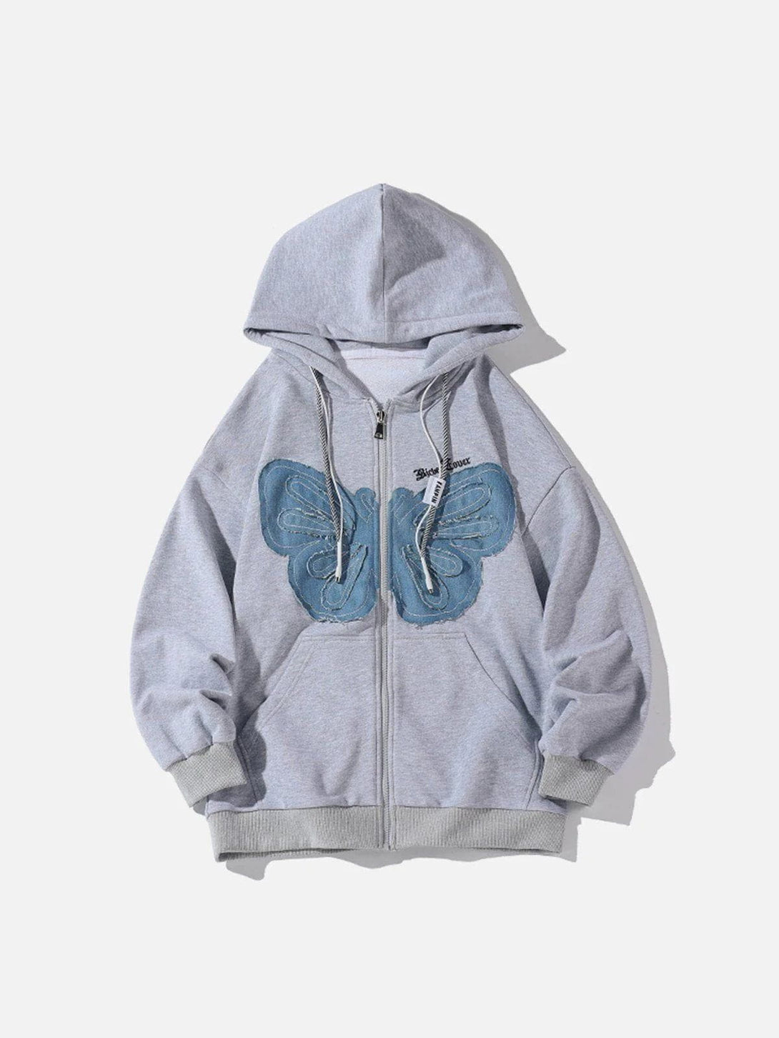 Lacezy - Butterfly Graphic Hoodie- Streetwear Fashion - lacezy.com