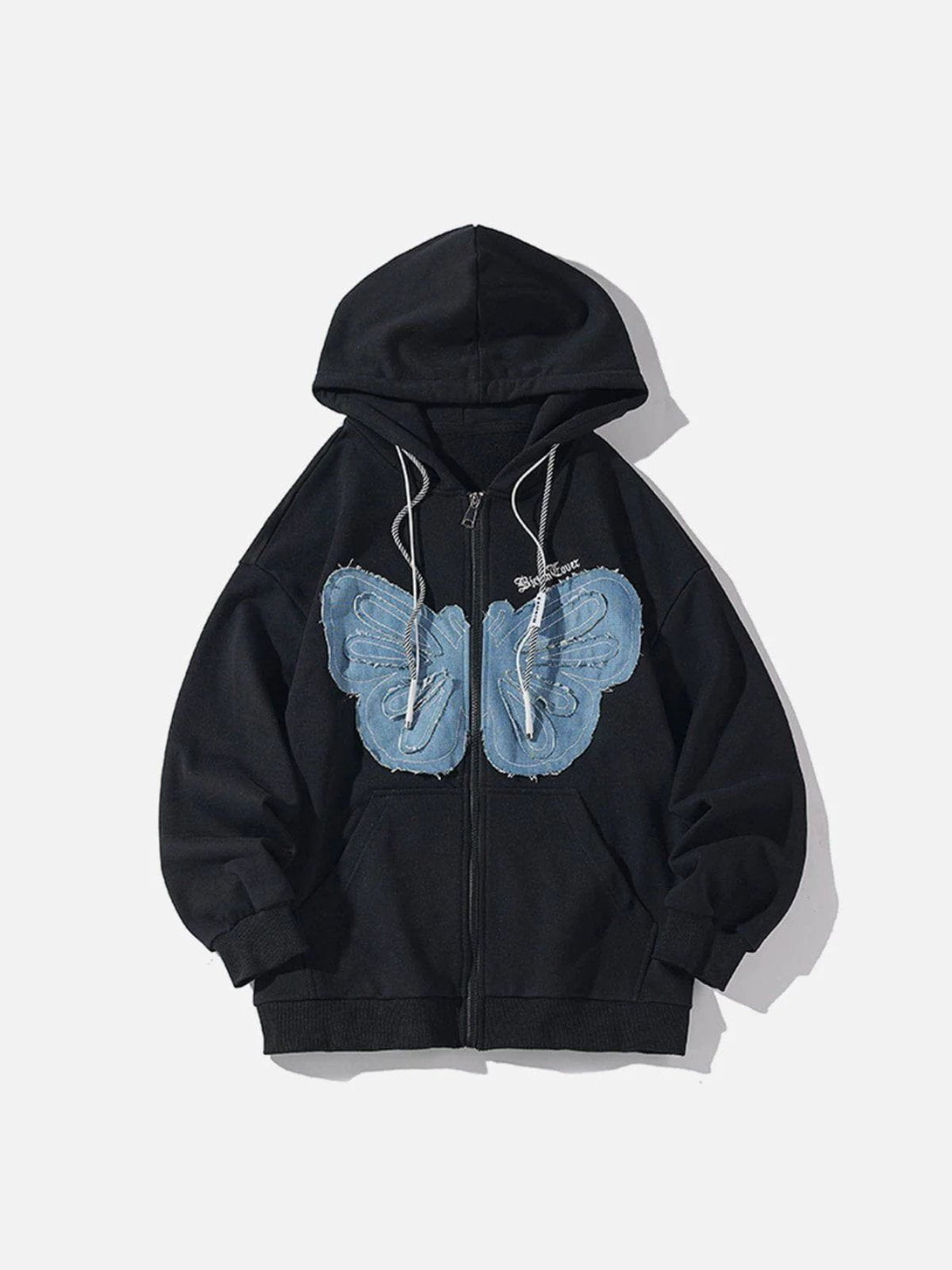 Lacezy - Butterfly Graphic Hoodie- Streetwear Fashion - lacezy.com