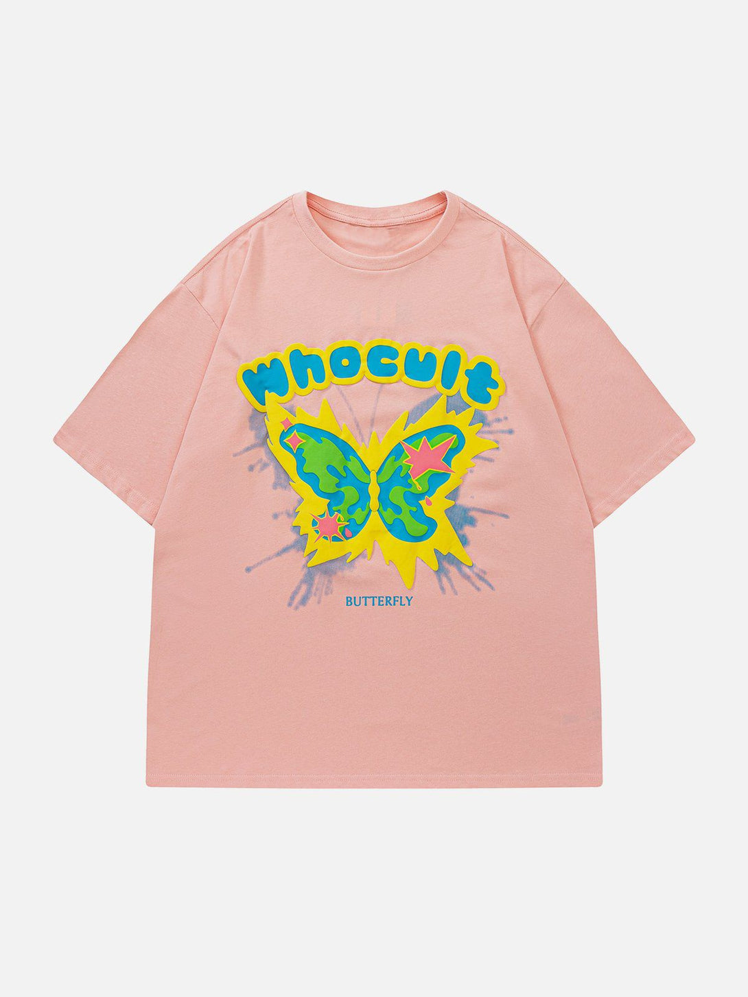 Lacezy - Butterfly Print Tee- Streetwear Fashion - lacezy.com