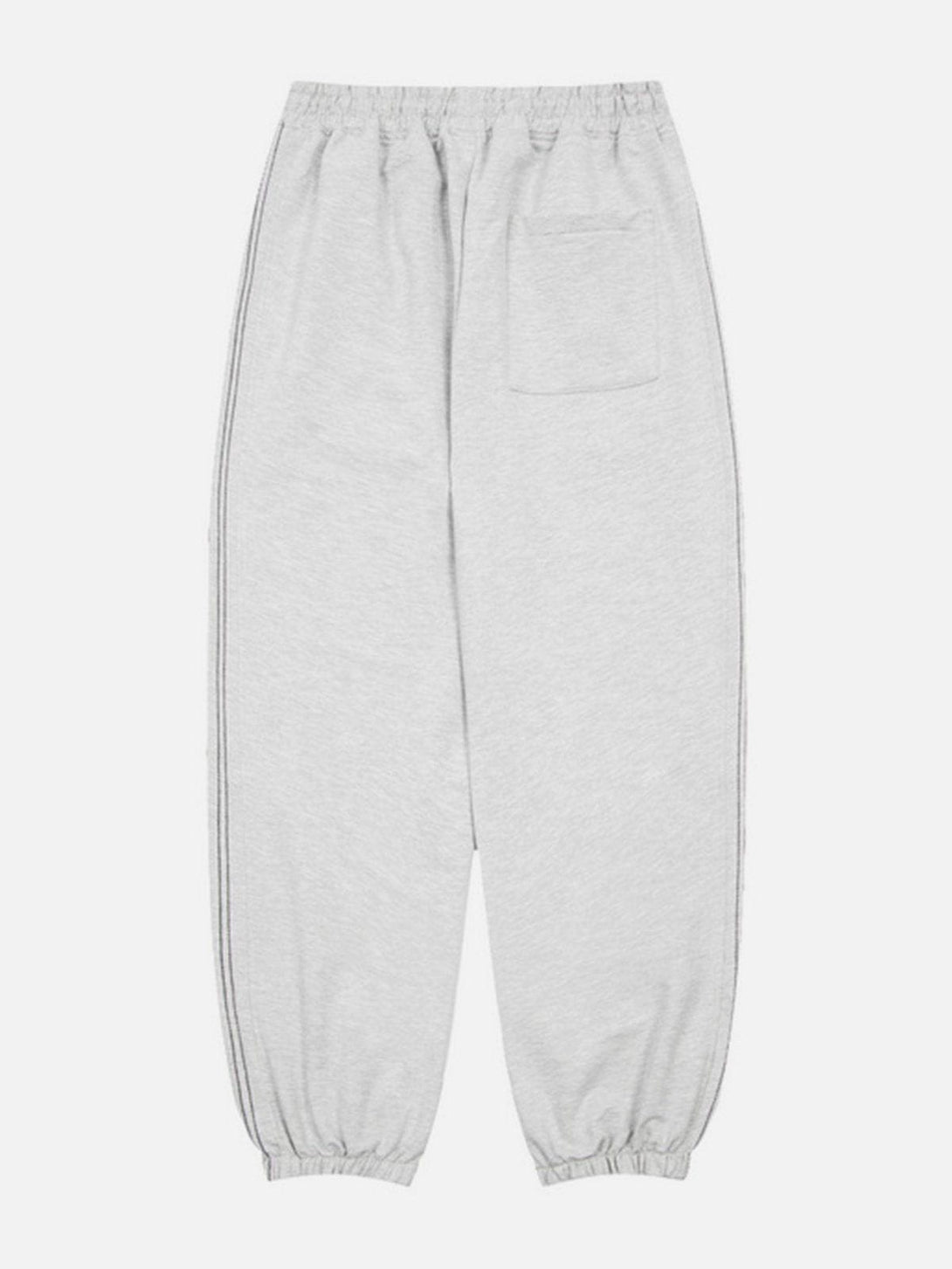 Lacezy - Buttons Drawstring Sweatpants- Streetwear Fashion - lacezy.com