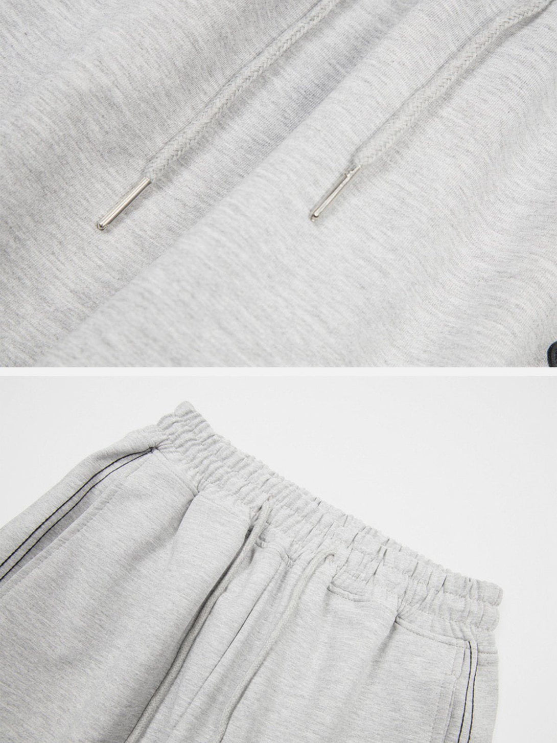 Lacezy - Buttons Drawstring Sweatpants- Streetwear Fashion - lacezy.com