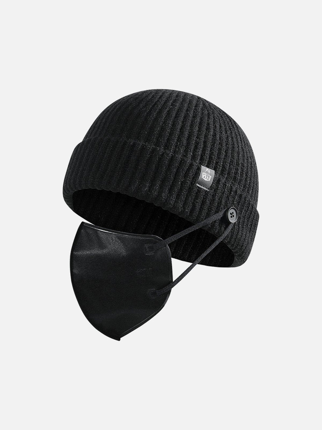 Lacezy - Buttons Knit Dome Hat- Streetwear Fashion - lacezy.com