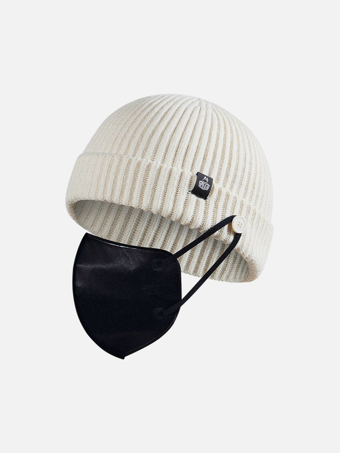 Lacezy - Buttons Knit Dome Hat- Streetwear Fashion - lacezy.com