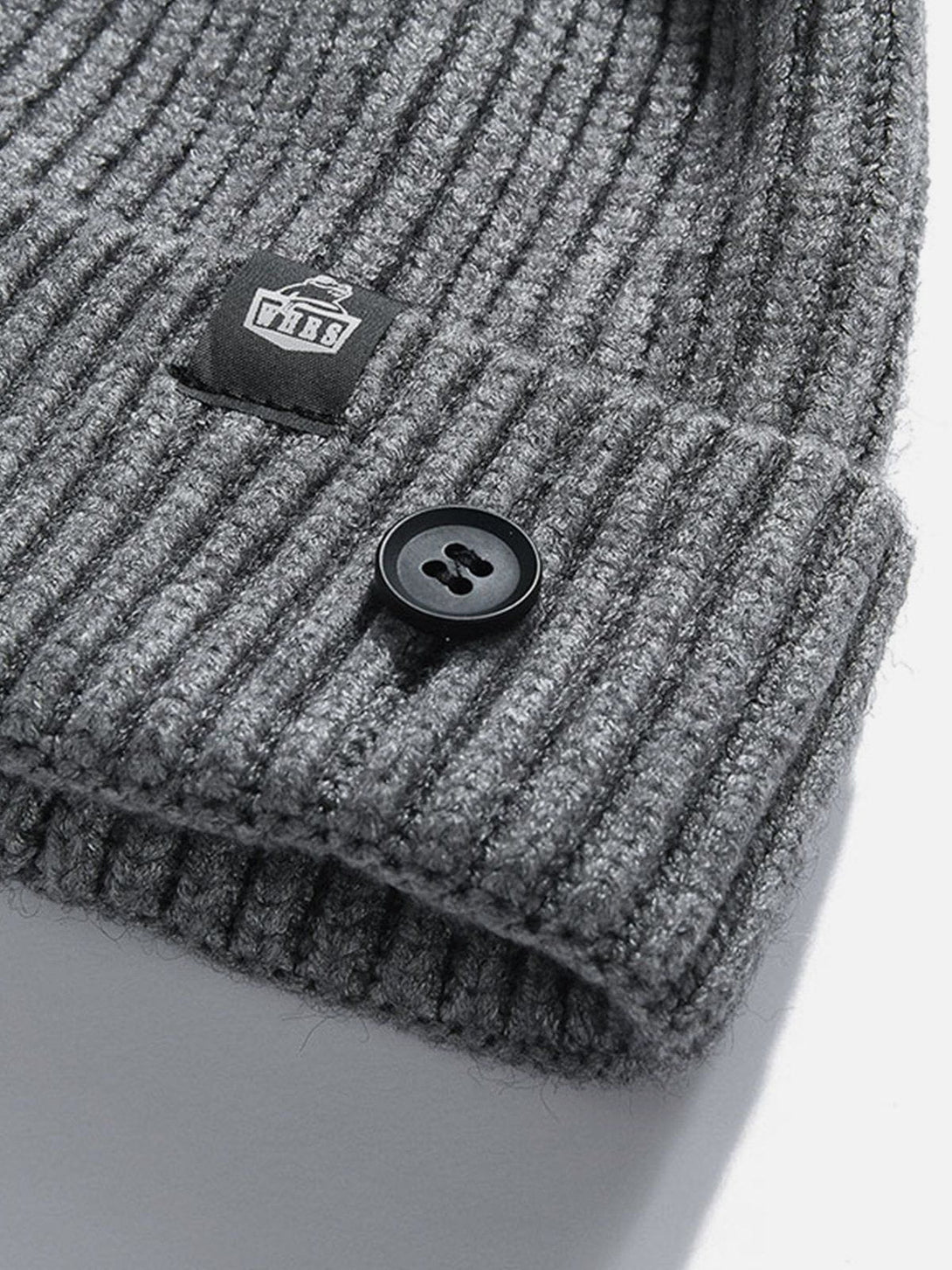 Lacezy - Buttons Knit Dome Hat- Streetwear Fashion - lacezy.com