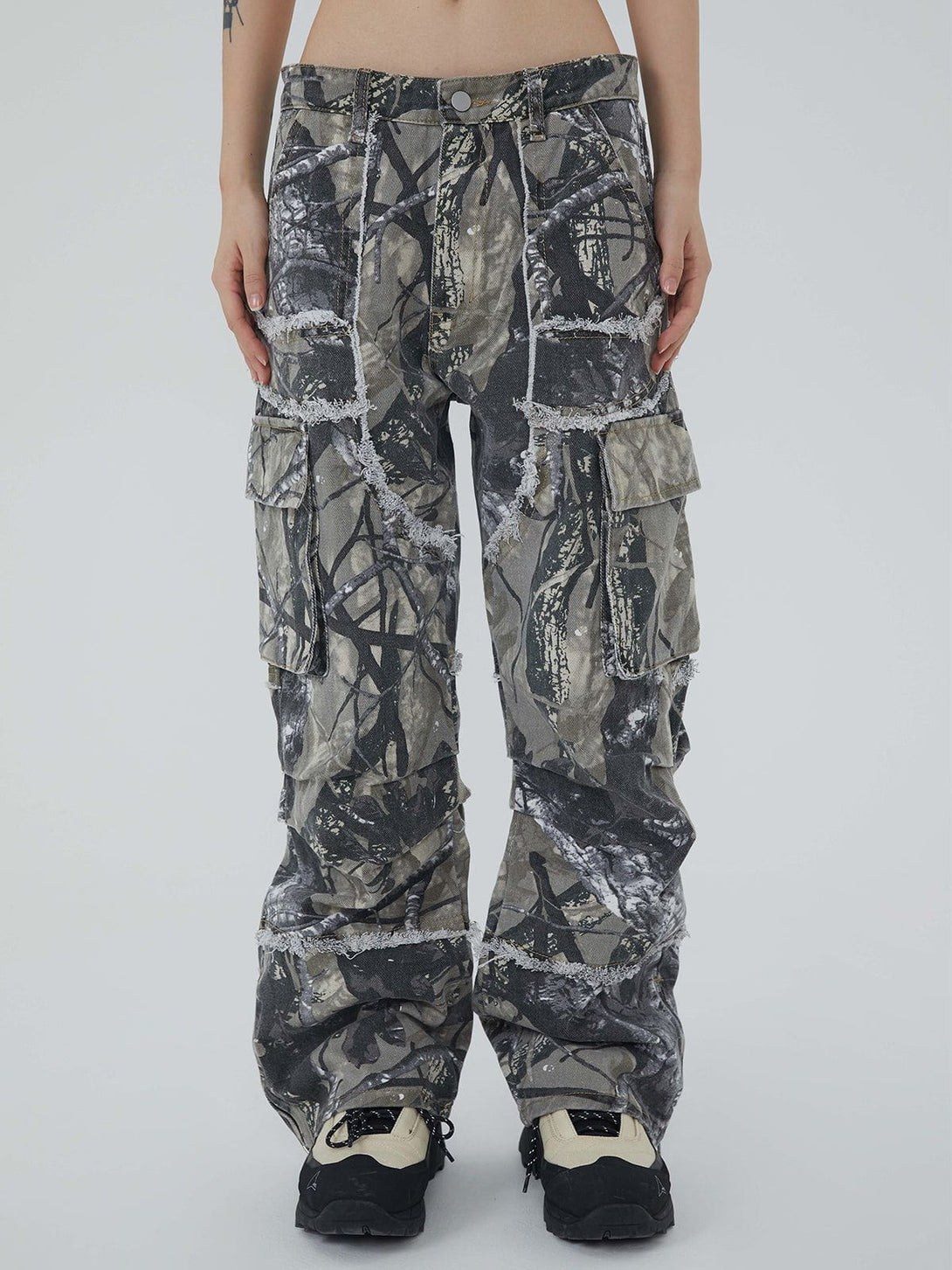 Lacezy - Camouflage Tree Branch Pants- Streetwear Fashion - lacezy.com