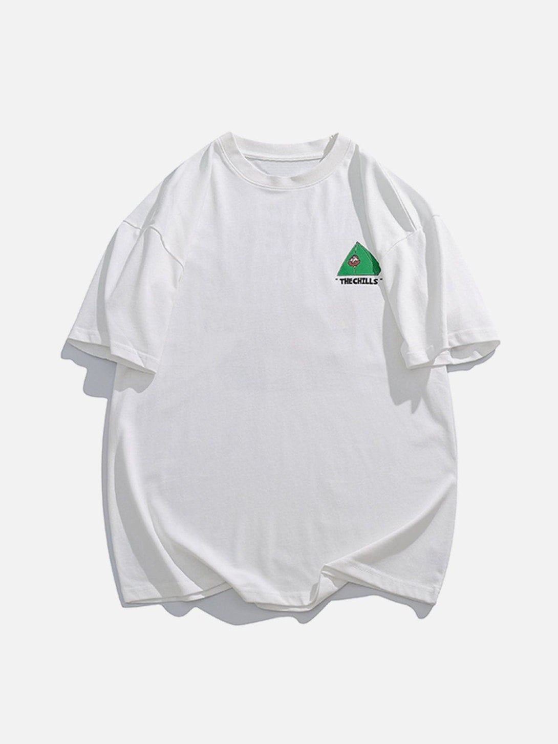 Lacezy - Camping Print Flame Elements Tee- Streetwear Fashion - lacezy.com