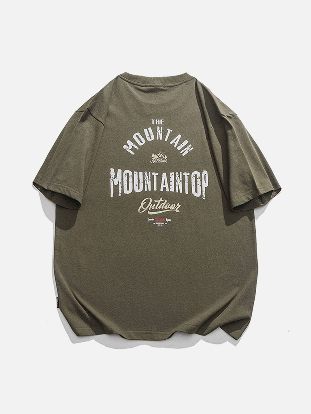 Lacezy - Camping Print Tee- Streetwear Fashion - lacezy.com