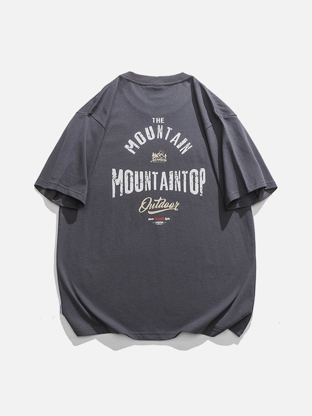 Lacezy - Camping Print Tee- Streetwear Fashion - lacezy.com