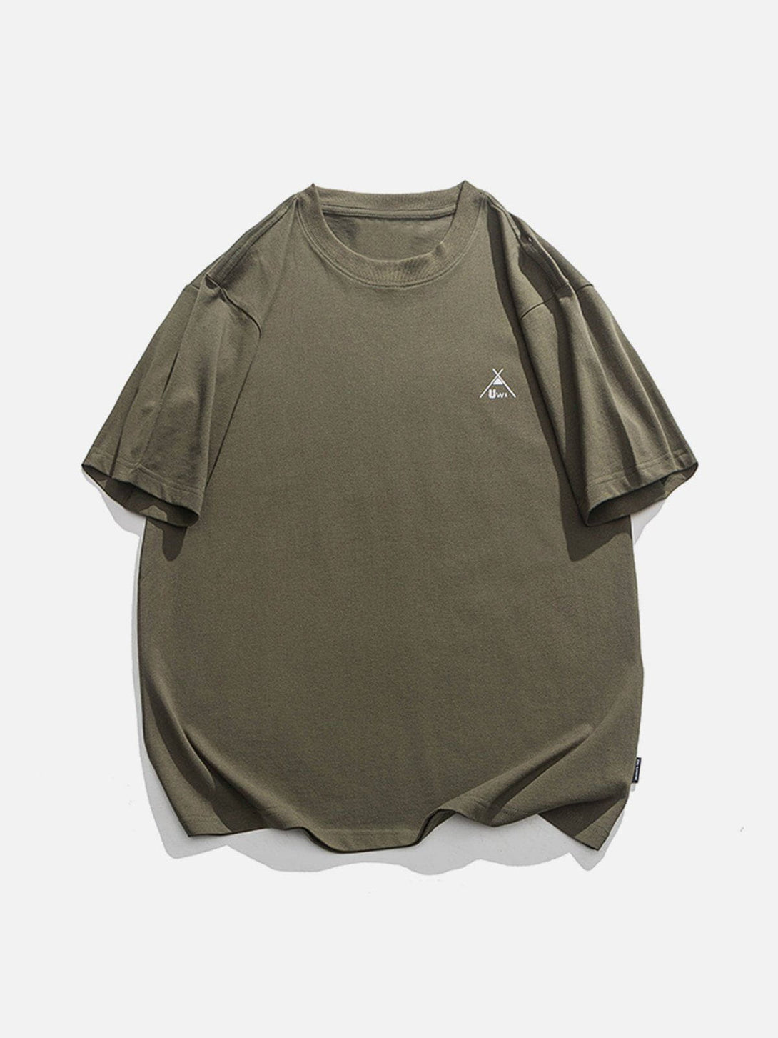 Lacezy - Camping Print Tee- Streetwear Fashion - lacezy.com