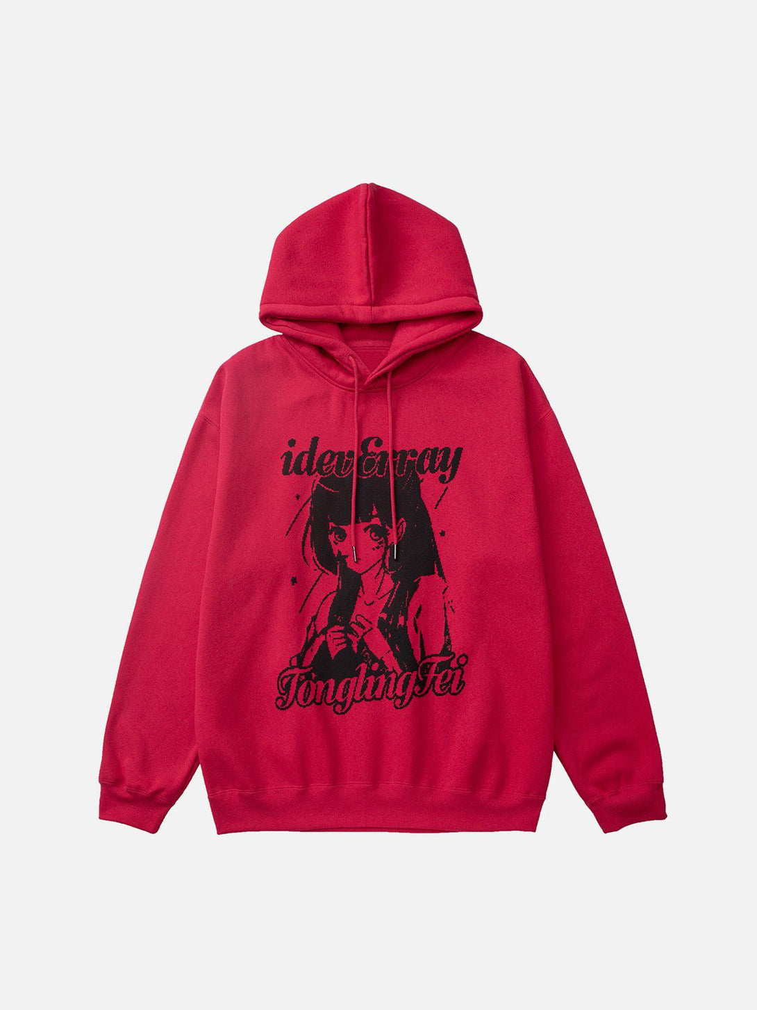 Lacezy - Cartoon Character Print Hoodie- Streetwear Fashion - lacezy.com