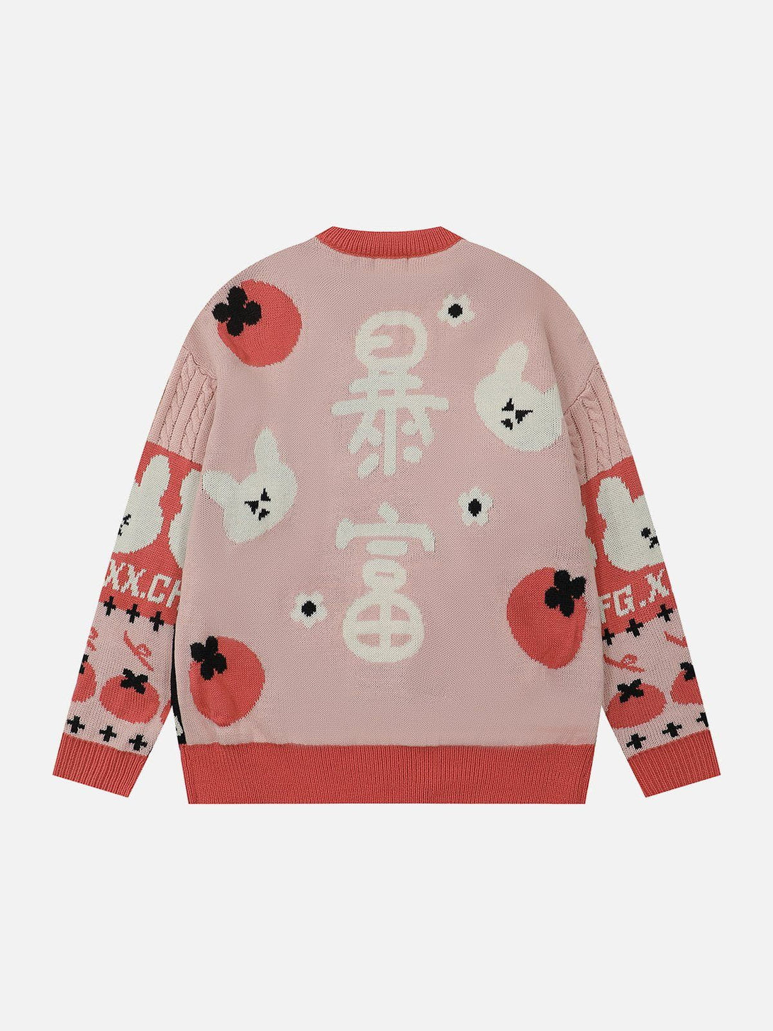 Lacezy - Cartoon Embroidery Sweater- Streetwear Fashion - lacezy.com