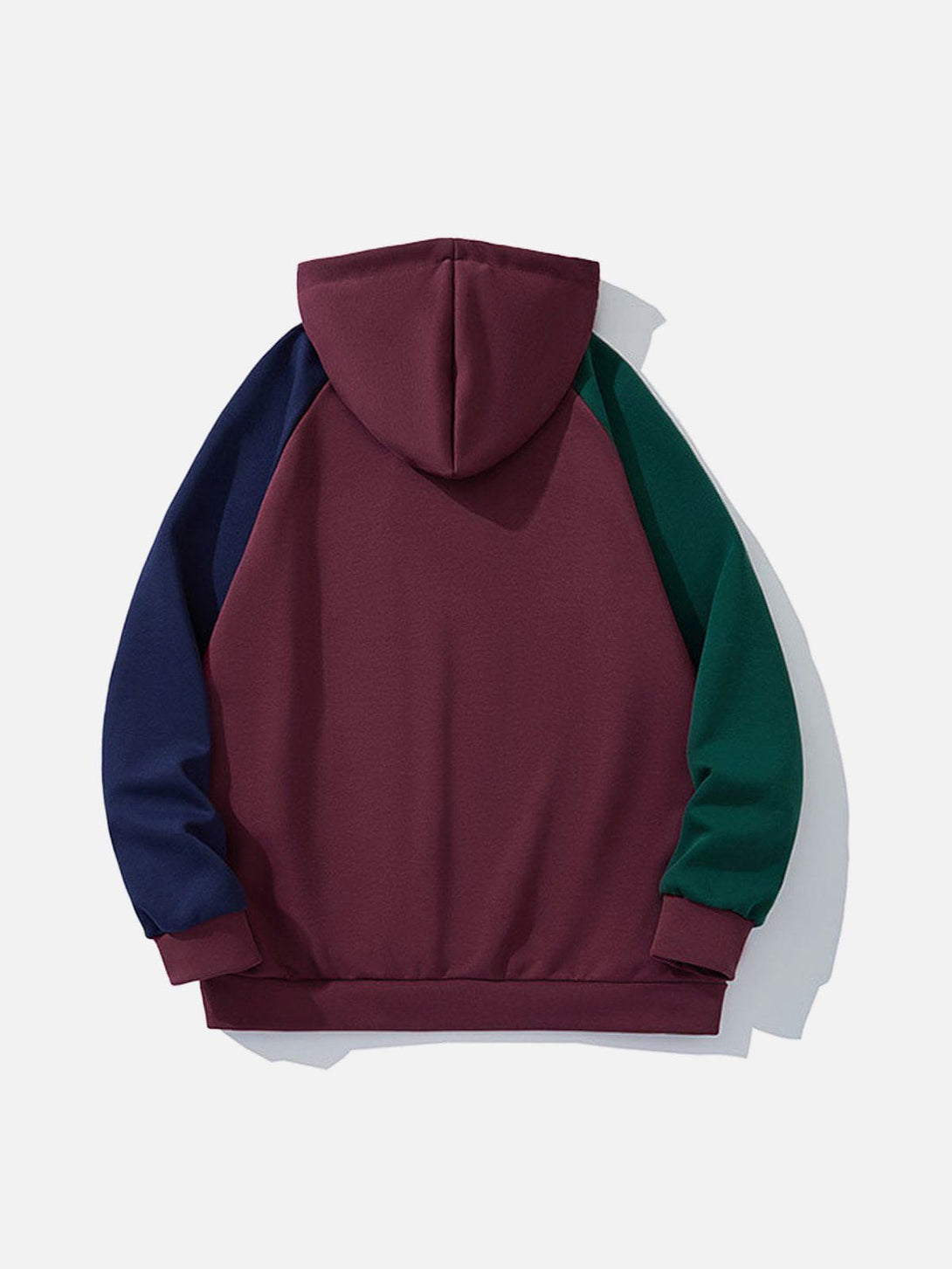 Lacezy - Color Blocking Shoulder Sleeve Hoodie- Streetwear Fashion - lacezy.com