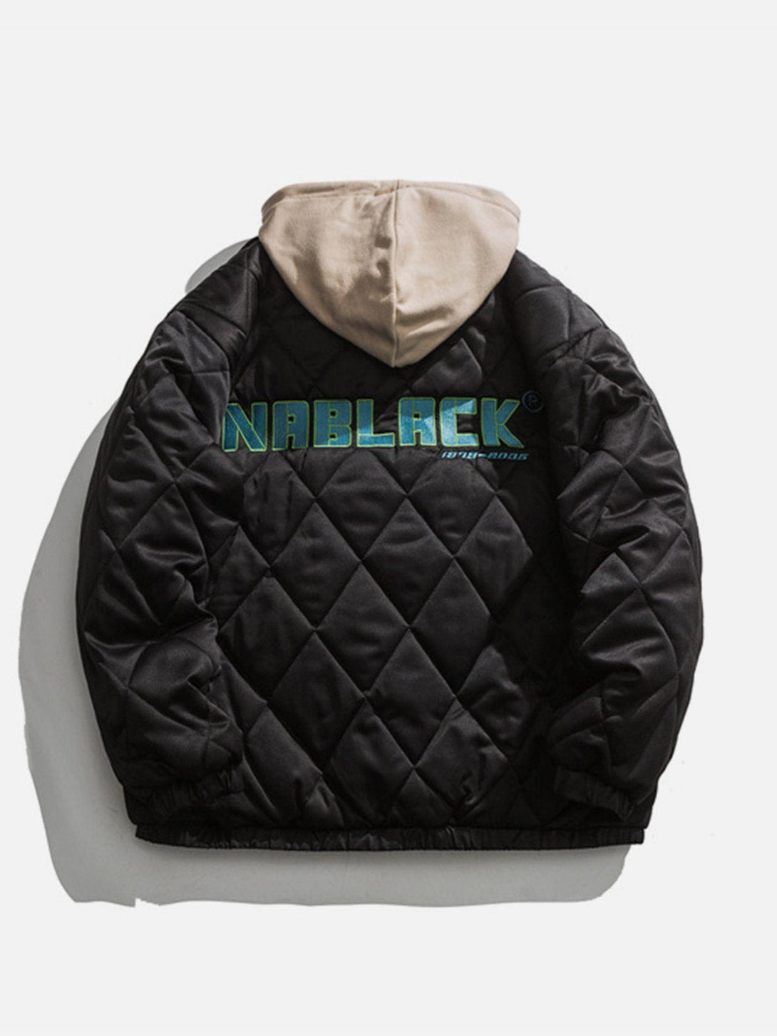 Lacezy - Colorblock Fake Two Winter Coat- Streetwear Fashion - lacezy.com