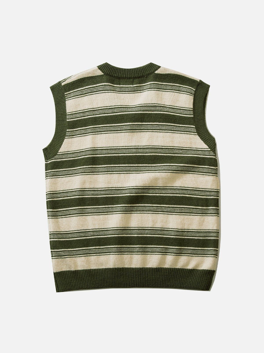 Lacezy - Colorblock Stripe Sweater Vest- Streetwear Fashion - lacezy.com