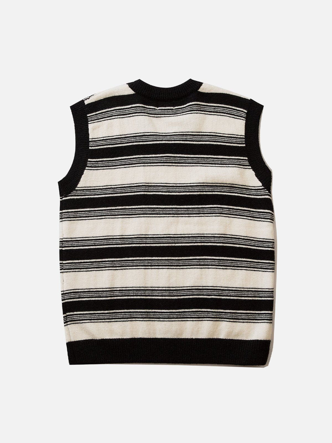 Lacezy - Colorblock Stripe Sweater Vest- Streetwear Fashion - lacezy.com