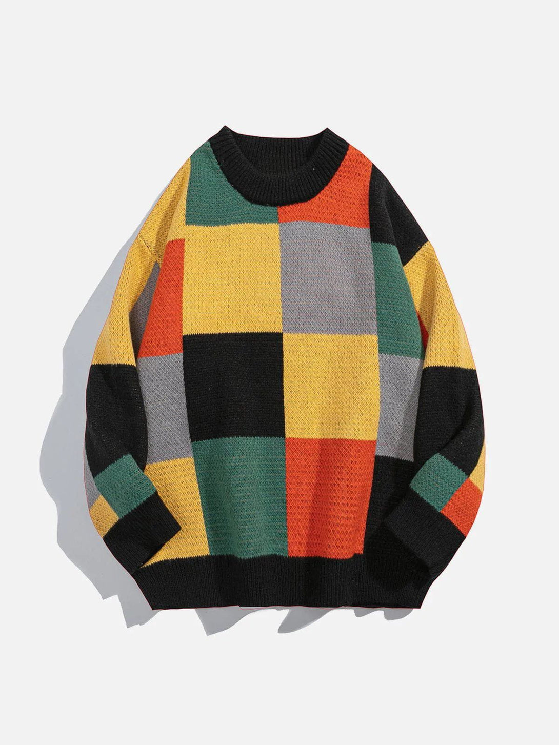 Lacezy - Colorblock Sweater- Streetwear Fashion - lacezy.com