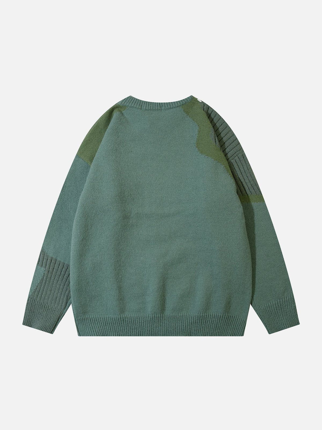 Lacezy - Contrast Color Stitching Sweater- Streetwear Fashion - lacezy.com