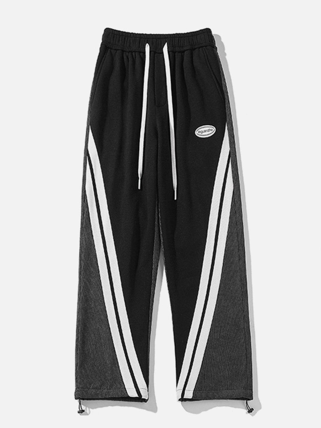 Lacezy - Contrast Corduroy Sweatpants- Streetwear Fashion - lacezy.com