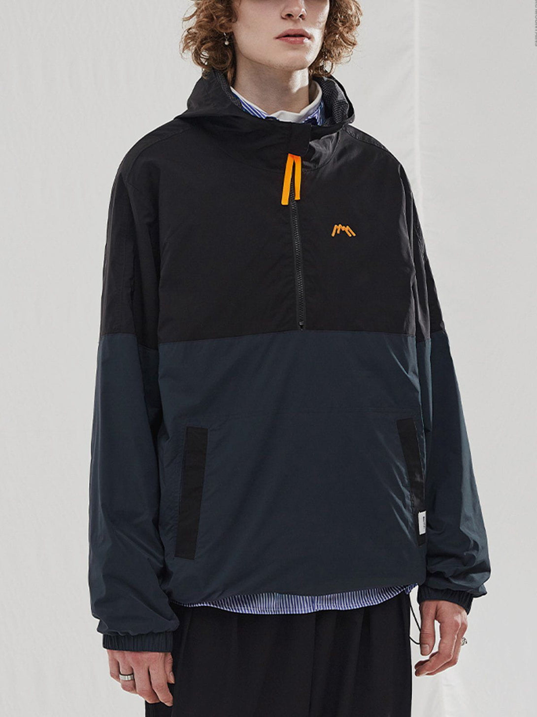 Lacezy - Contrast Outdoor Anorak- Streetwear Fashion - lacezy.com