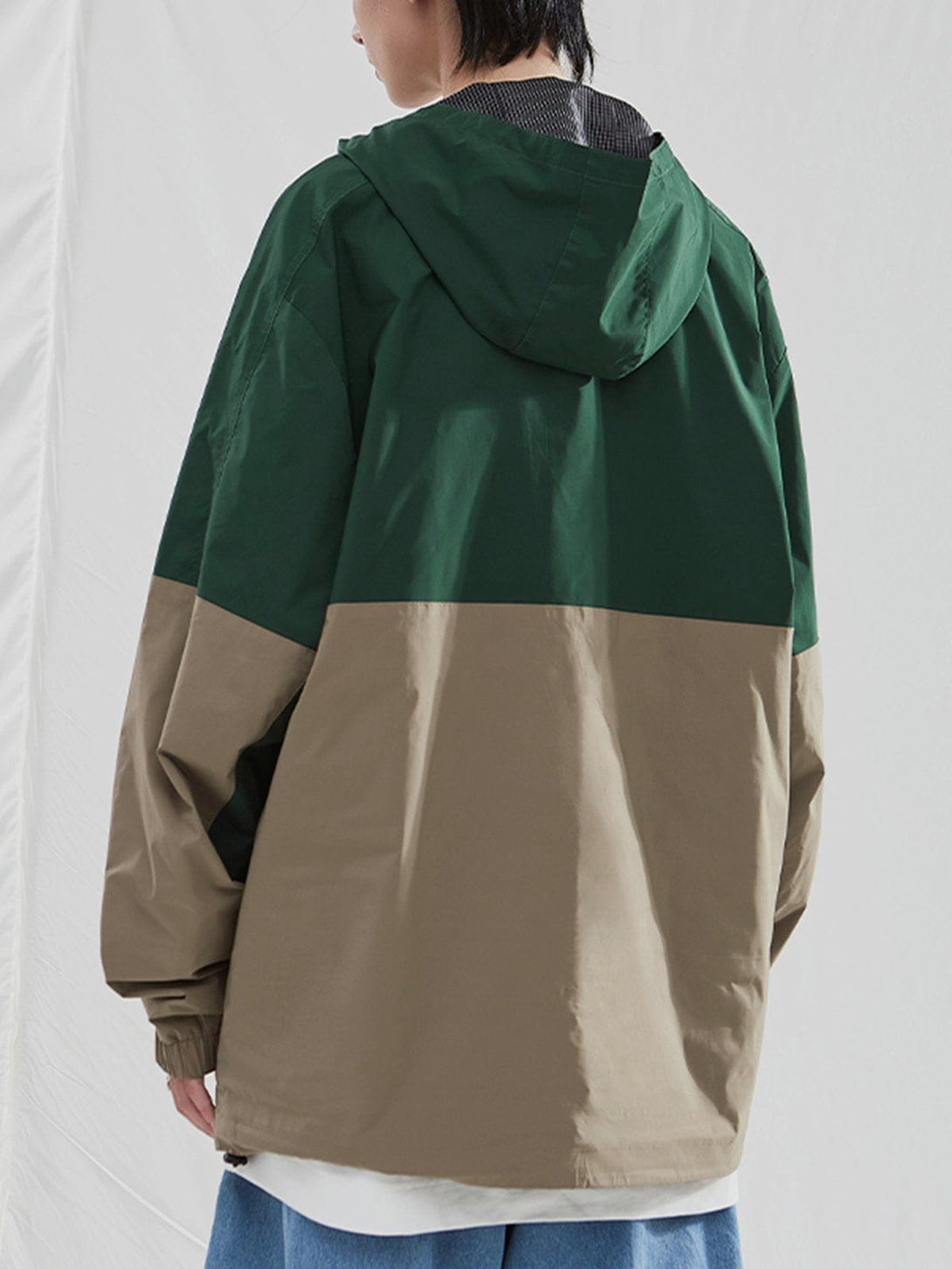 Lacezy - Contrast Outdoor Anorak- Streetwear Fashion - lacezy.com