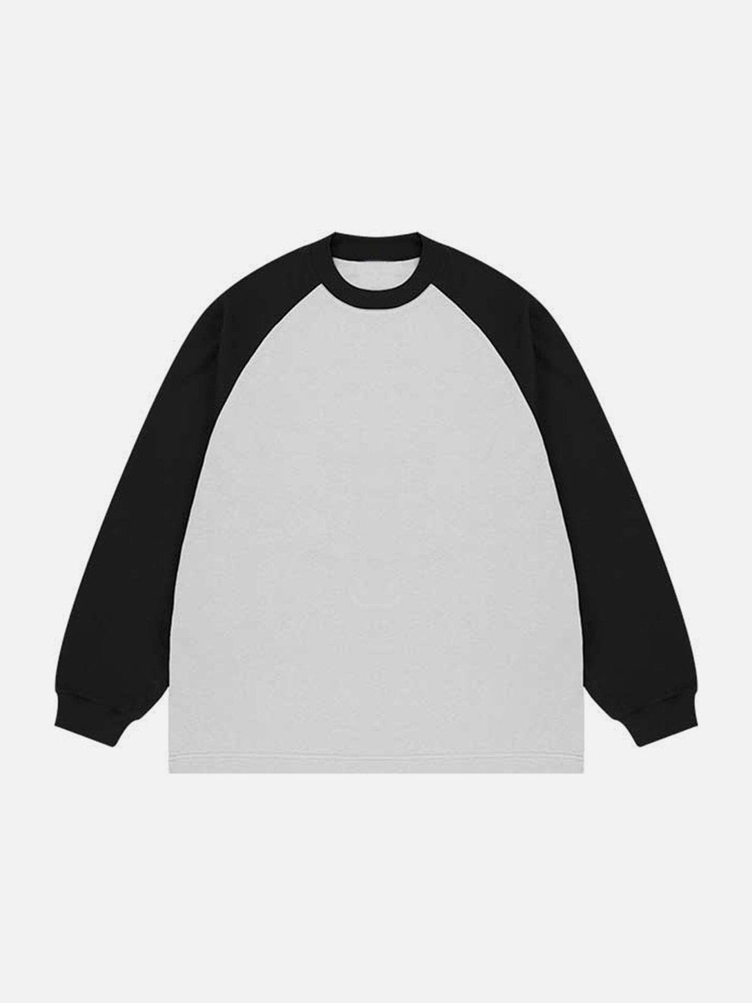 Lacezy - Contrast Splicing Sweatshirt- Streetwear Fashion - lacezy.com