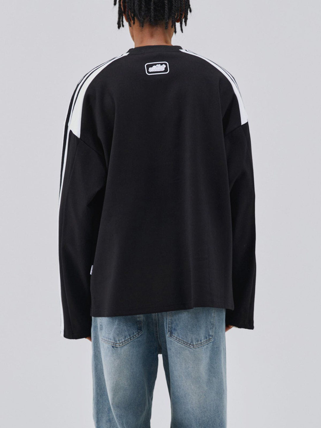 Lacezy - Contrast Stripes Sweatshirt- Streetwear Fashion - lacezy.com