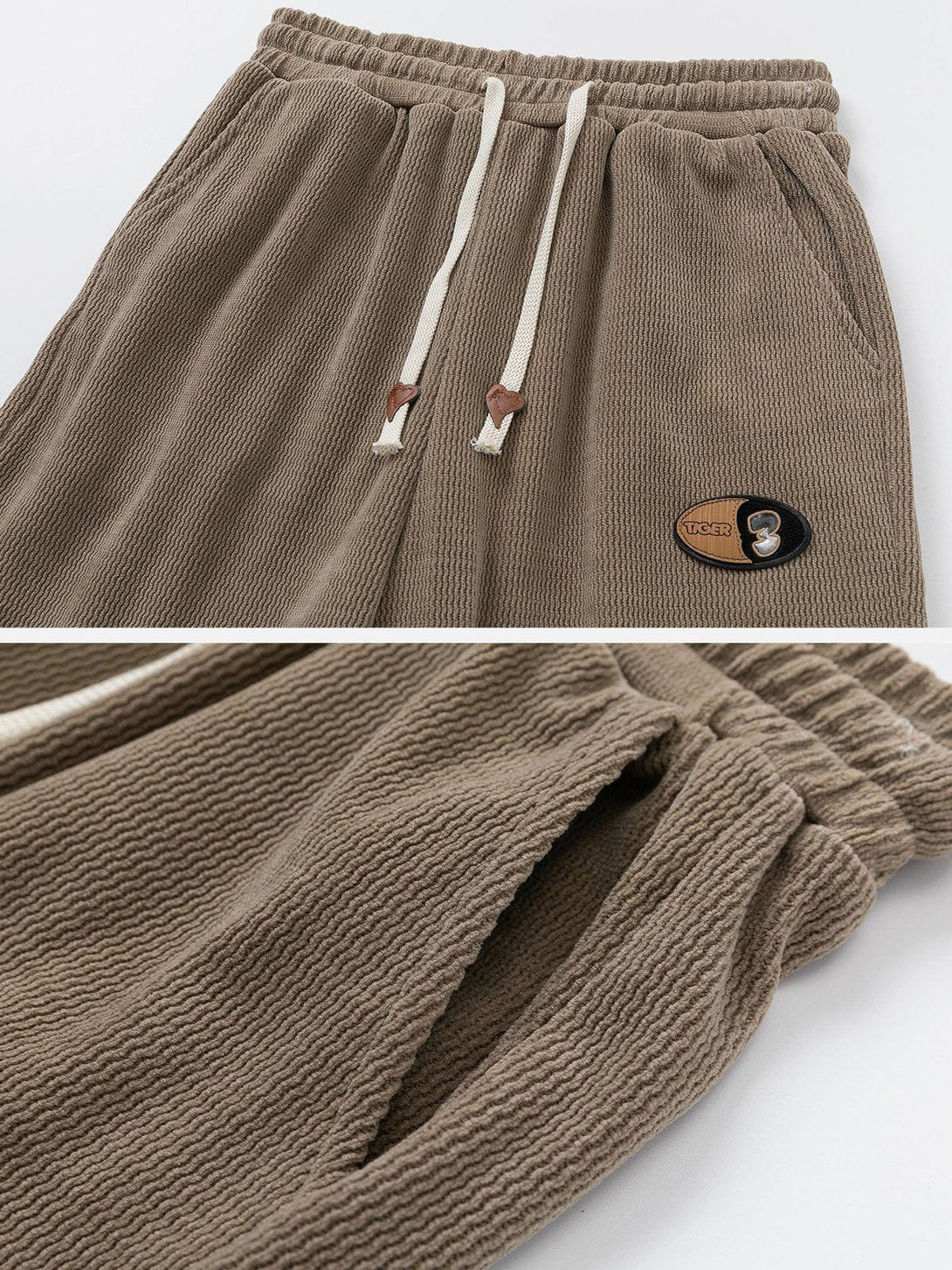 Lacezy - Corduroy Drawstring Pants- Streetwear Fashion - lacezy.com