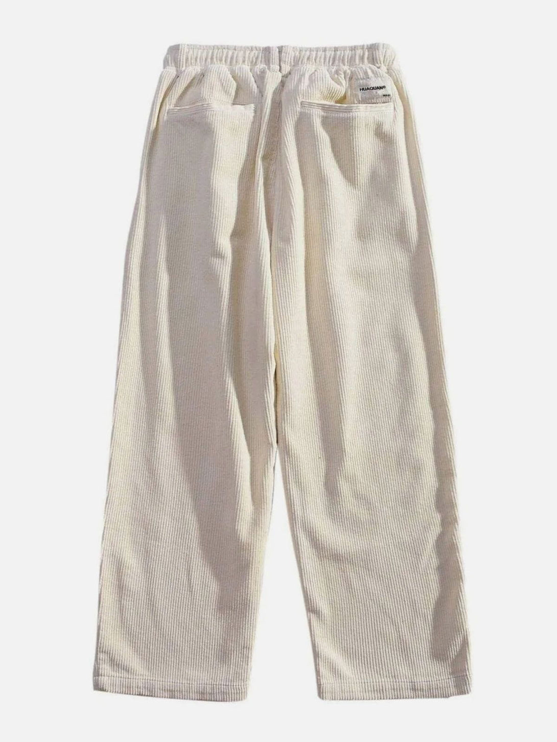 Lacezy - Corduroy Texture Drawstring Pants- Streetwear Fashion - lacezy.com