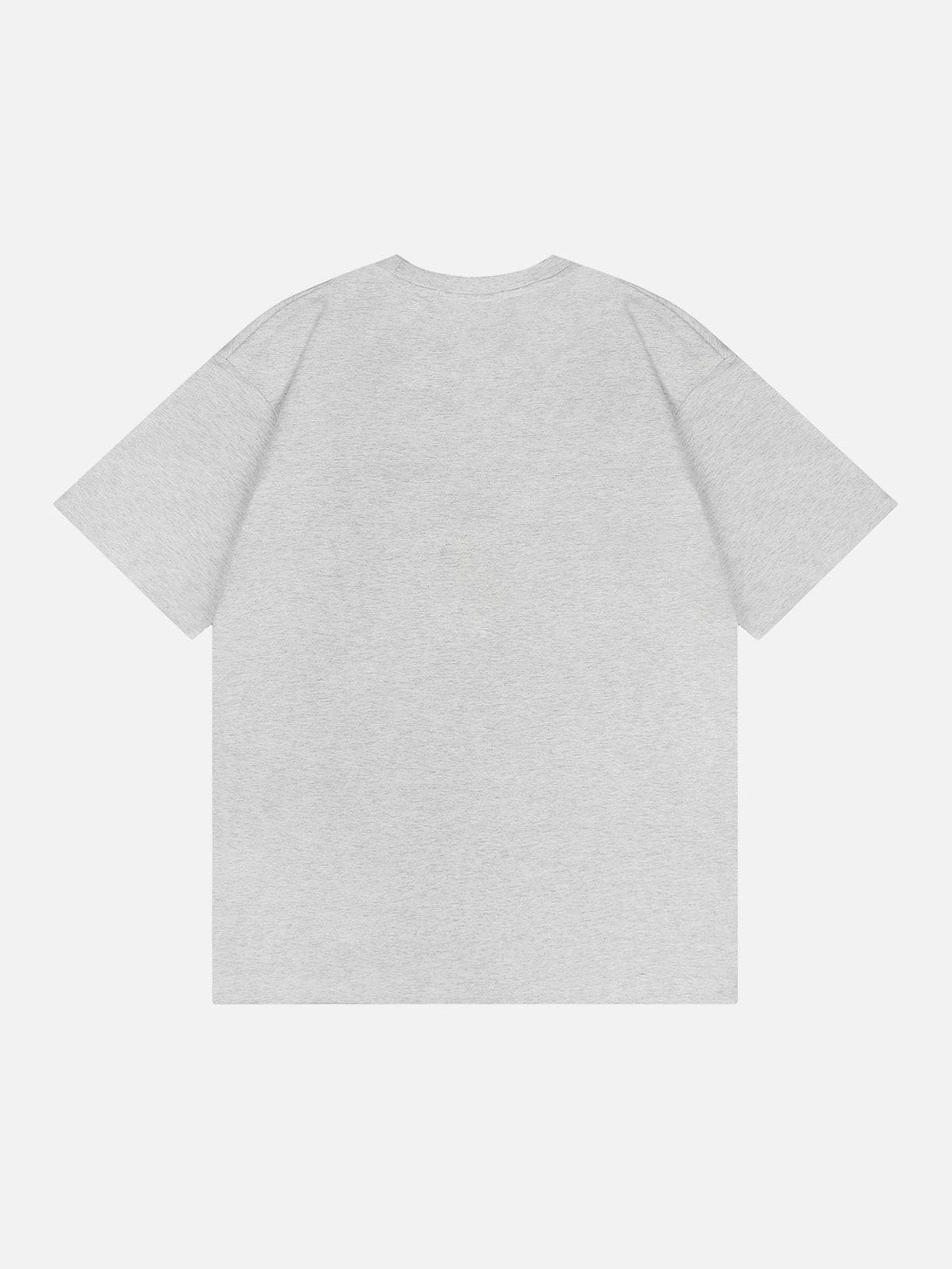 Lacezy - Crowd Print Tee- Streetwear Fashion - lacezy.com