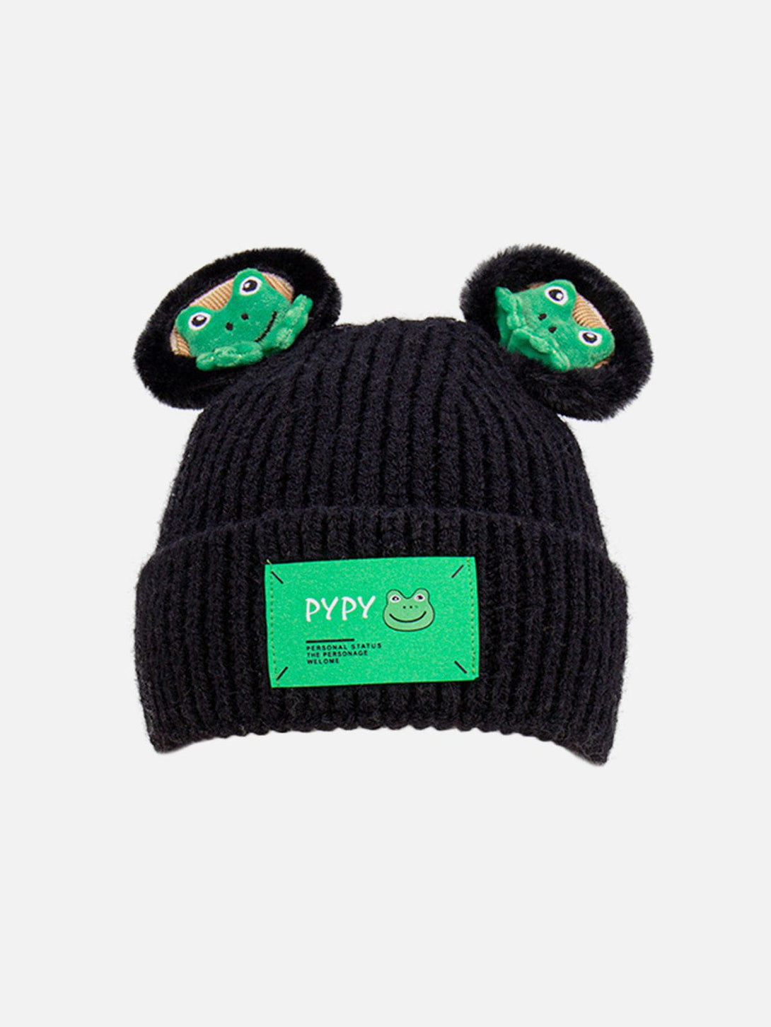 Lacezy - Cute Cartoon 3D Frog Knitting Hat- Streetwear Fashion - lacezy.com