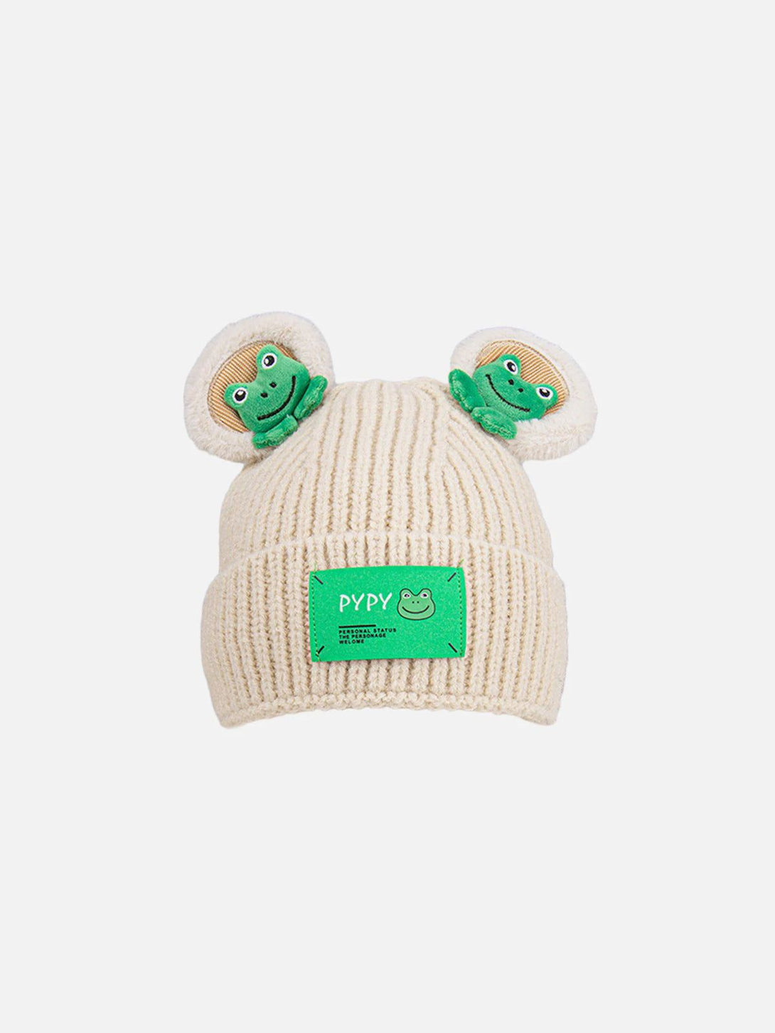 Lacezy - Cute Cartoon 3D Frog Knitting Hat- Streetwear Fashion - lacezy.com