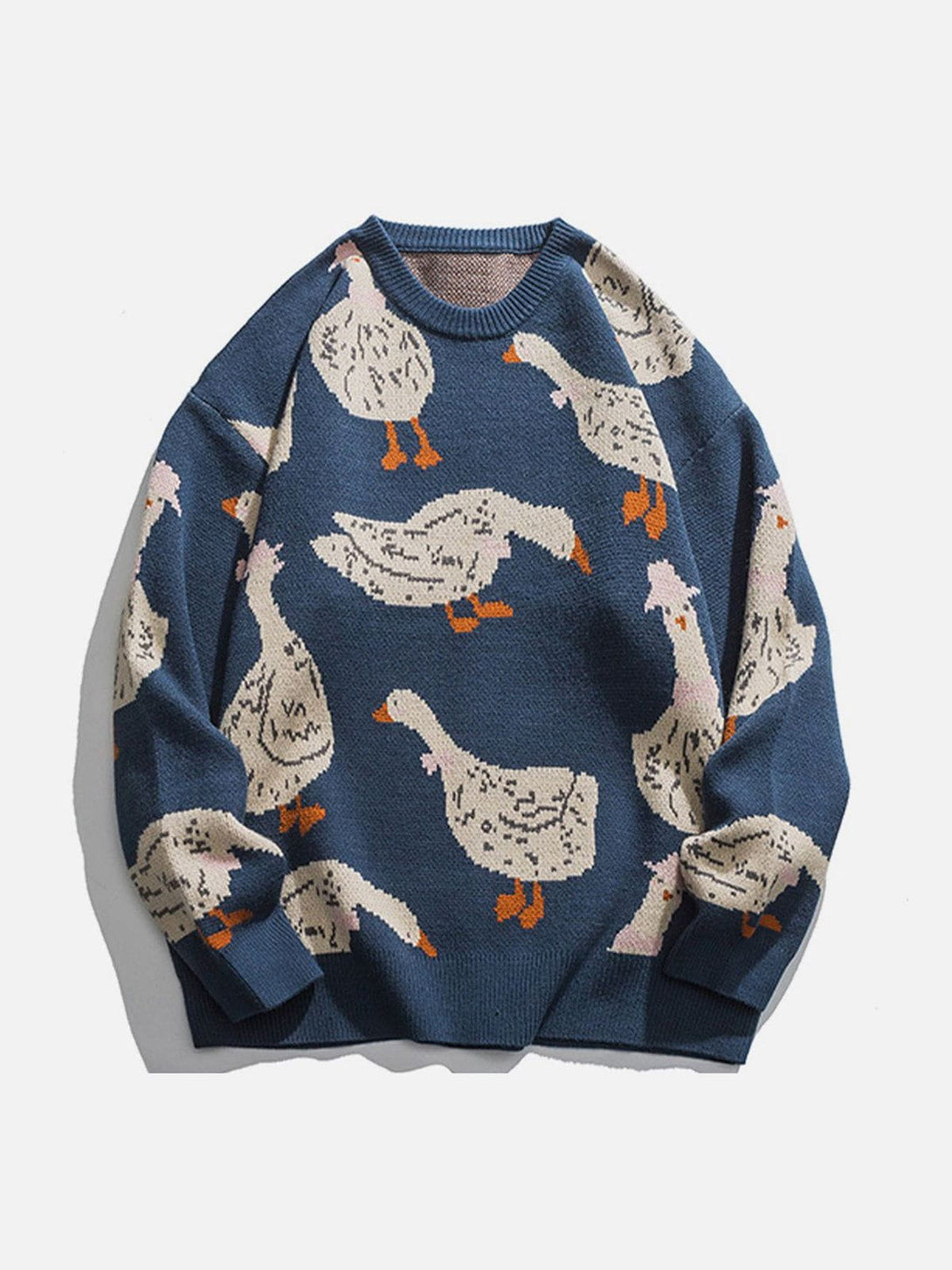 Lacezy - Cute Duck Knit Sweater- Streetwear Fashion - lacezy.com