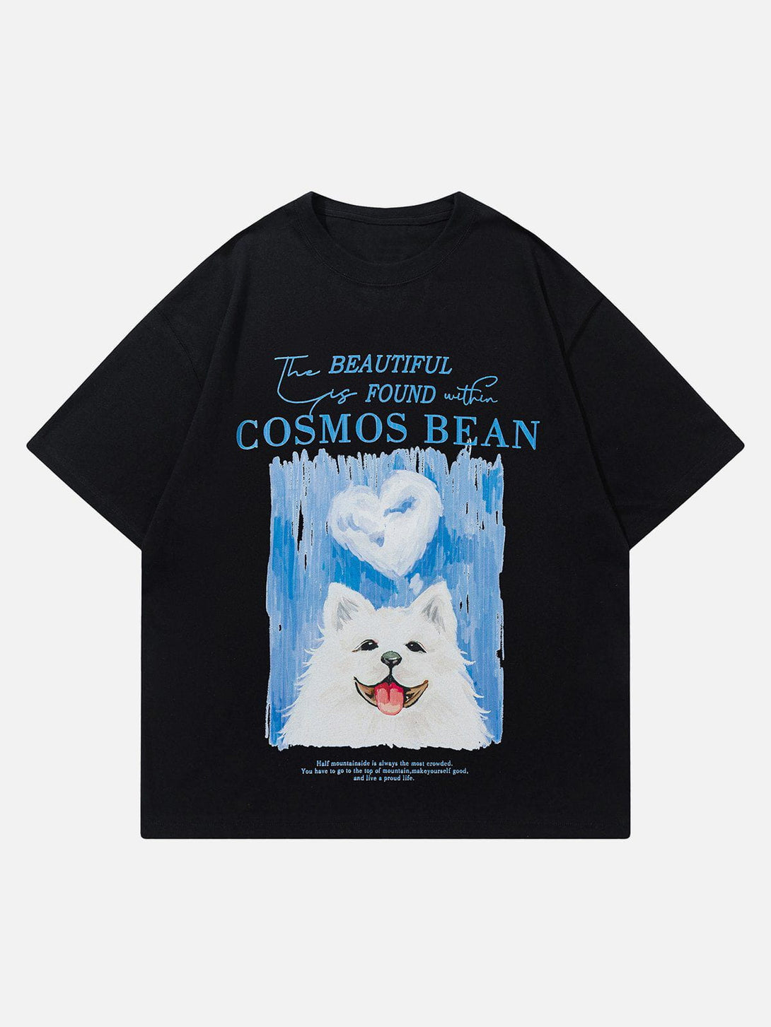 Lacezy - Cute Samoyed Print Tee- Streetwear Fashion - lacezy.com