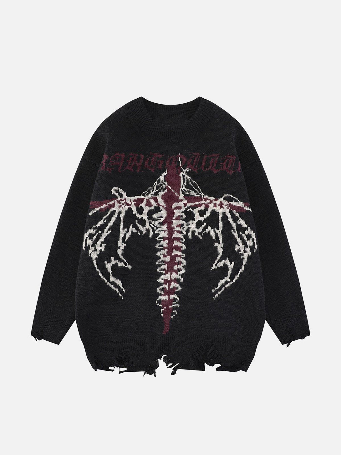 Lacezy - Darkness Power Knit Sweater- Streetwear Fashion - lacezy.com