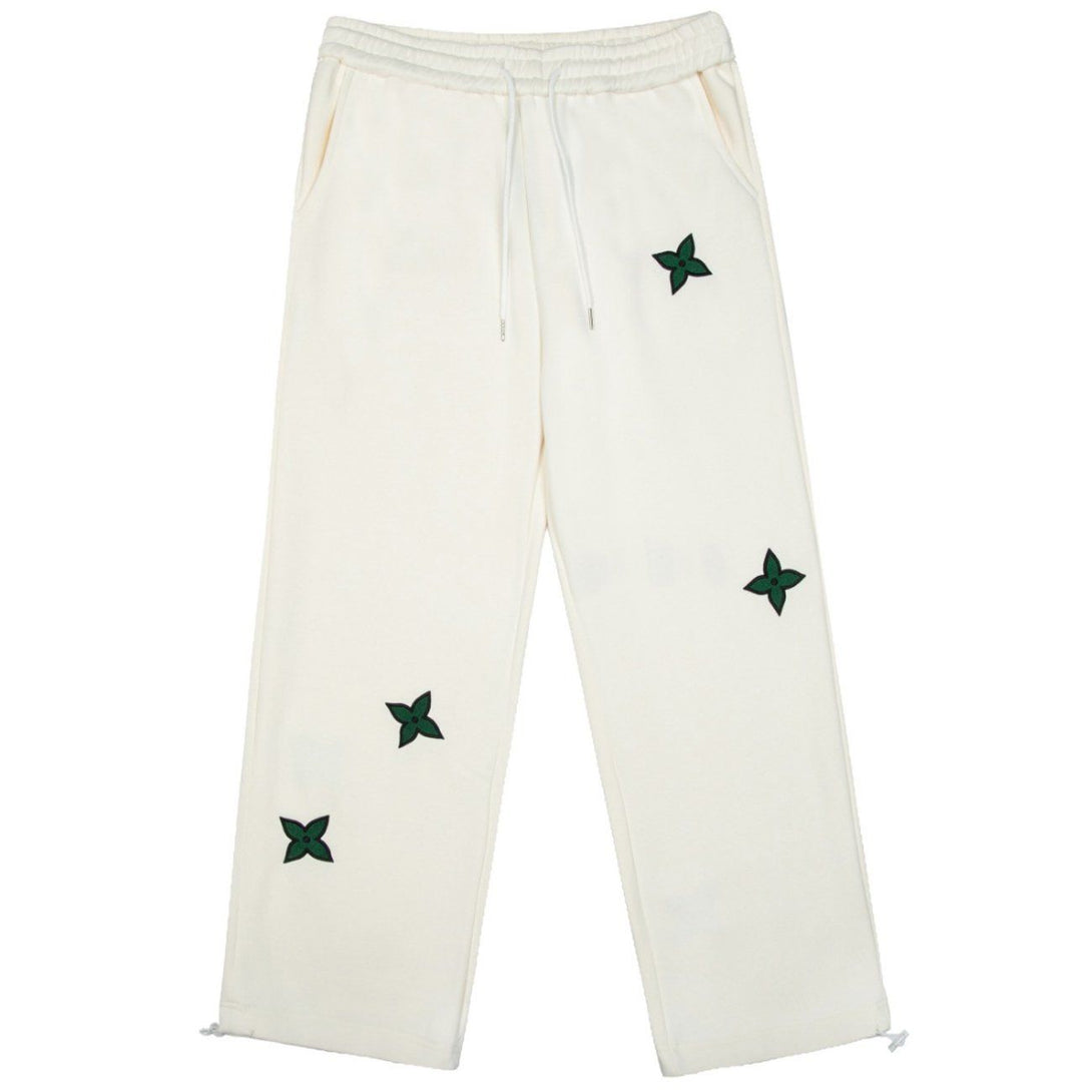 Lacezy - Dart Embroidered Drawstring Pants- Streetwear Fashion - lacezy.com