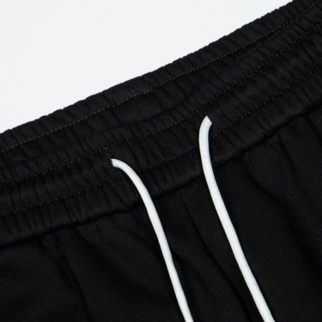 Lacezy - Dart Embroidered Drawstring Pants- Streetwear Fashion - lacezy.com