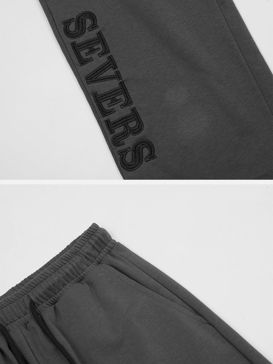 Lacezy - Detachable Print Sweatpants- Streetwear Fashion - lacezy.com