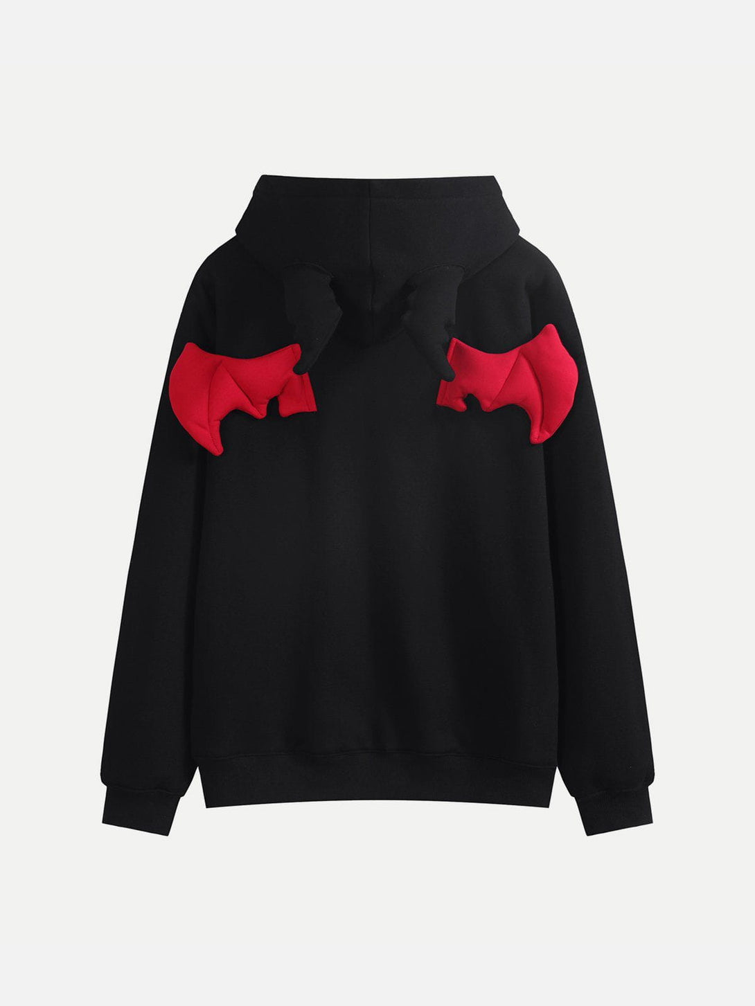 Lacezy - Devil Wings Zip Up Hoodie- Streetwear Fashion - lacezy.com