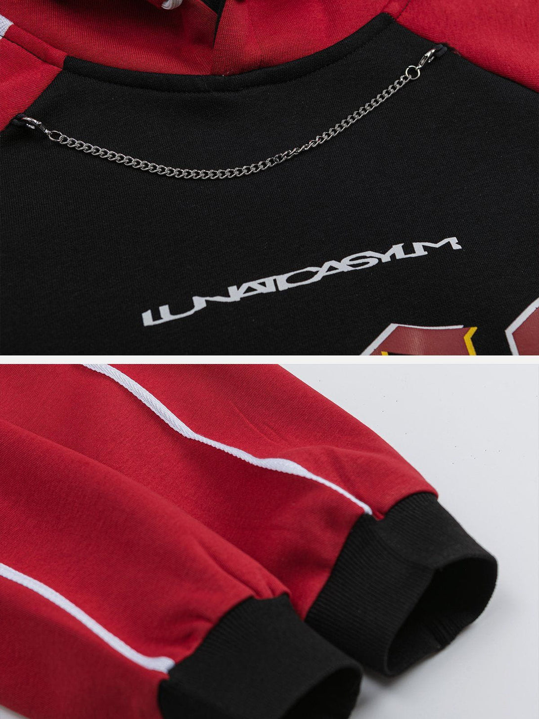 Lacezy - Digital Printing Chain Hoodie- Streetwear Fashion - lacezy.com