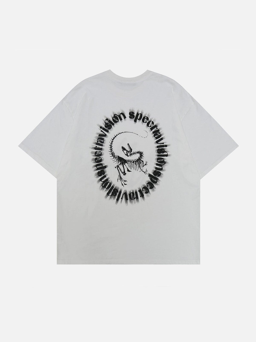 Lacezy - Dinosaur Fossil Plastisol Printing Tee- Streetwear Fashion - lacezy.com