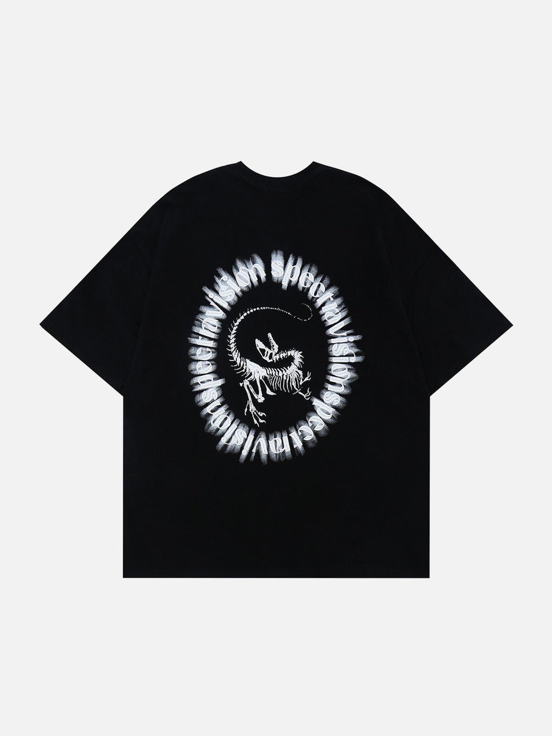 Lacezy - Dinosaur Fossil Plastisol Printing Tee- Streetwear Fashion - lacezy.com