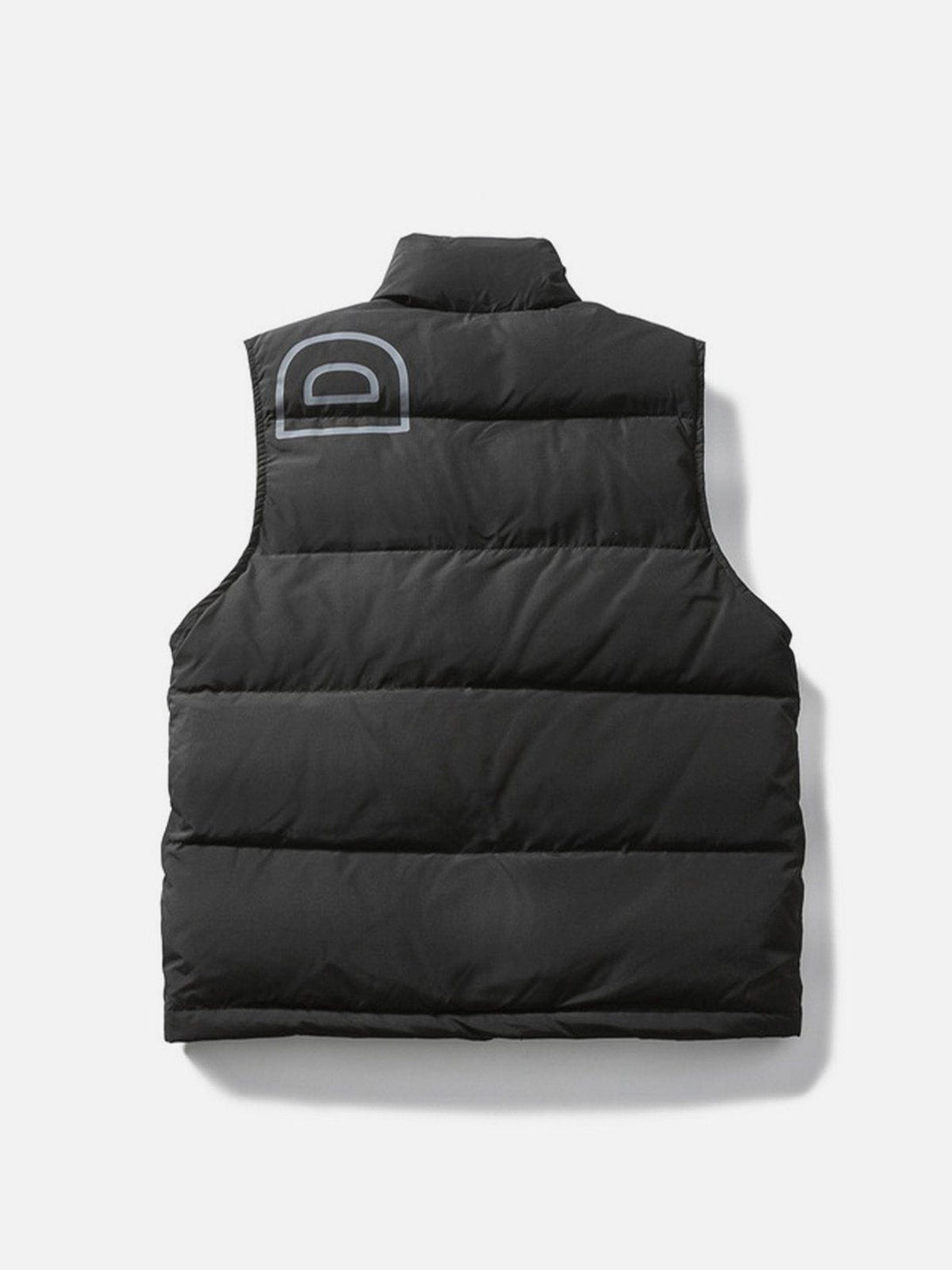 Lacezy - "EVILRAYD" Print Down Gilet- Streetwear Fashion - lacezy.com