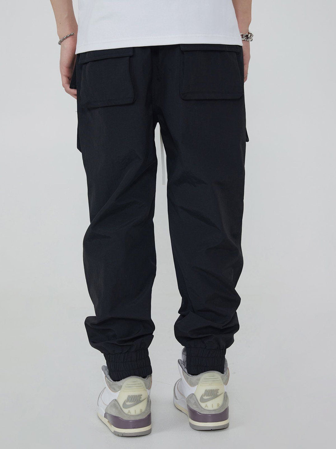 Lacezy - Elastic Cuff Casual Pants- Streetwear Fashion - lacezy.com