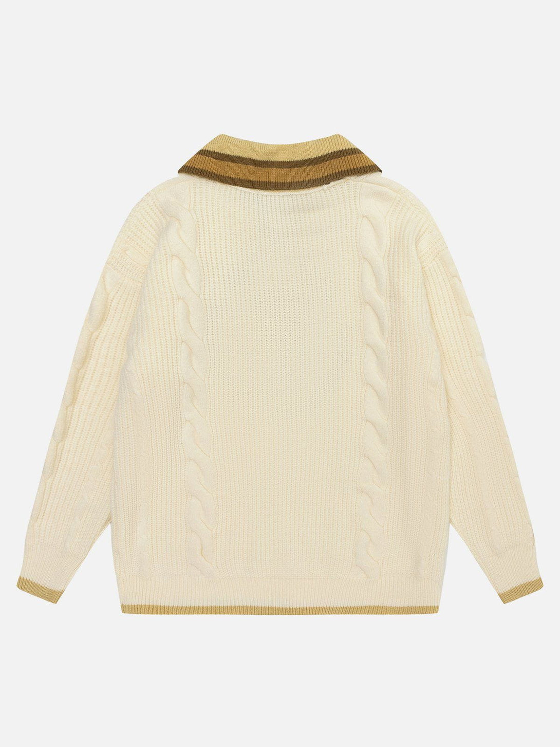 Lacezy - Elk Polo Sweater- Streetwear Fashion - lacezy.com