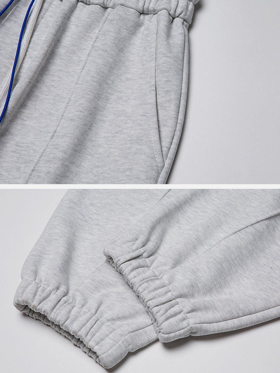 Lacezy - Embossing Thickened Sweatpants- Streetwear Fashion - lacezy.com