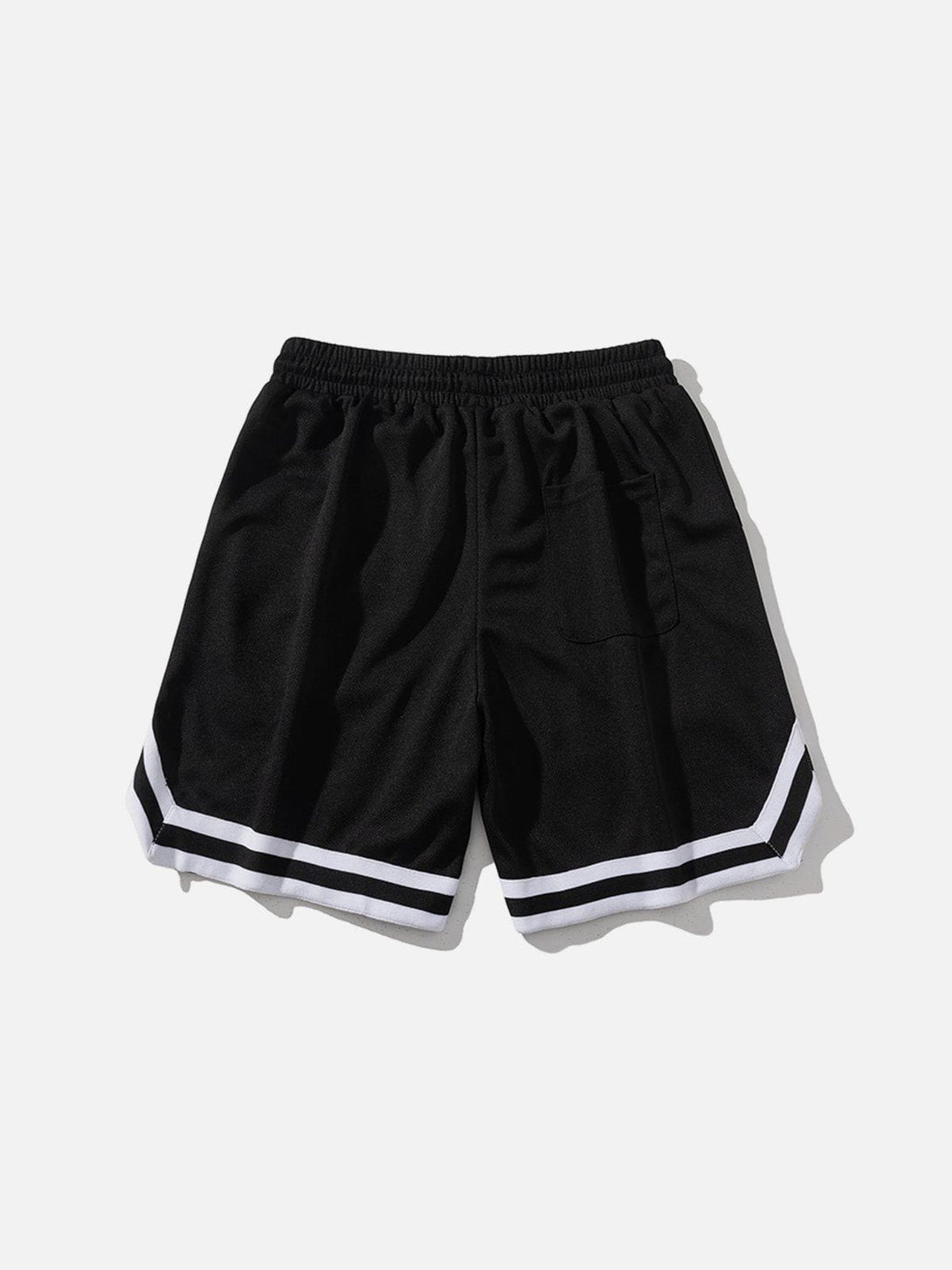 Lacezy - Embroidered Letters Sports Shorts- Streetwear Fashion - lacezy.com