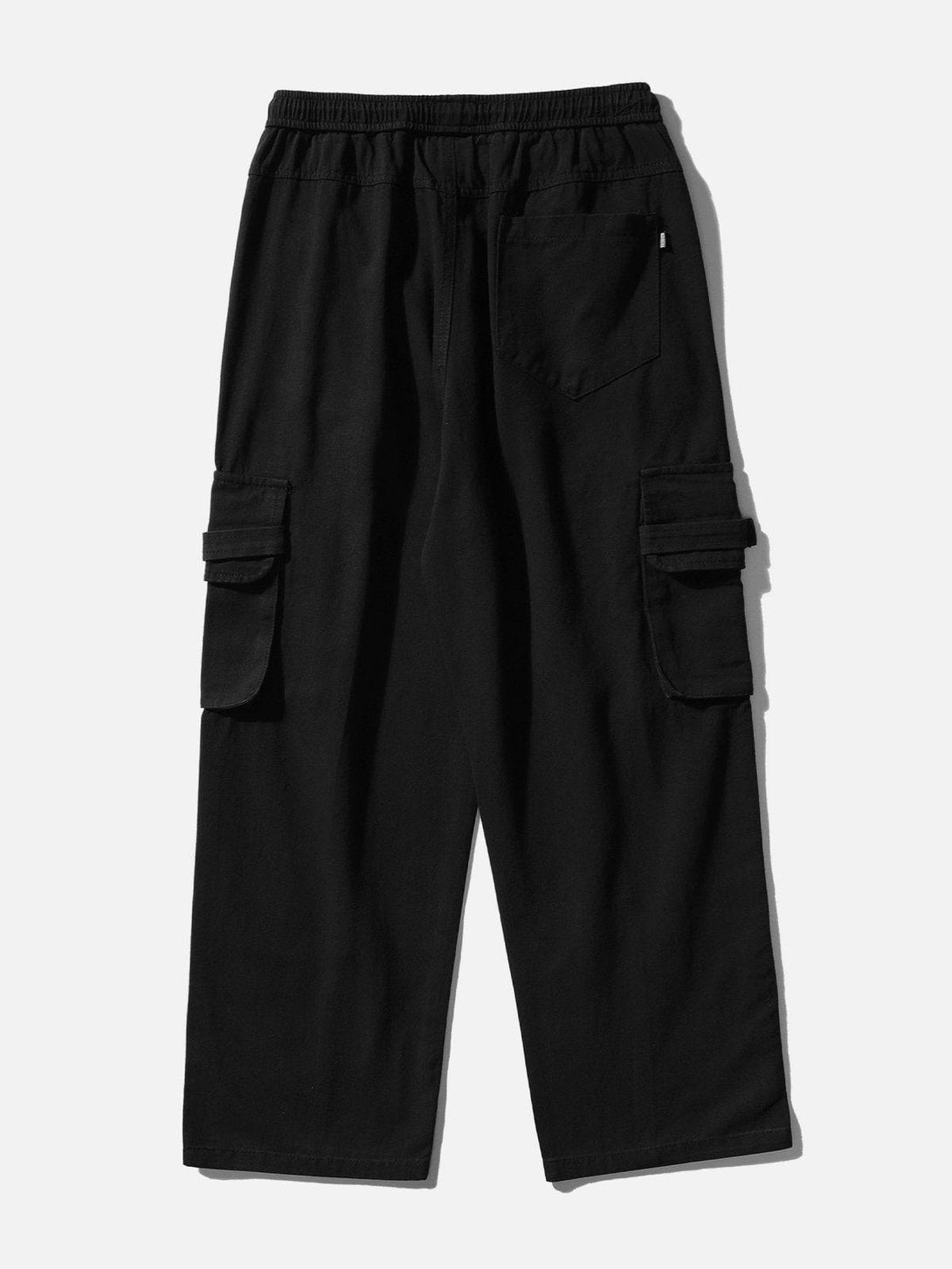 Lacezy - Embroidered Patch Multi-Pocket Cargo Pants- Streetwear Fashion - lacezy.com