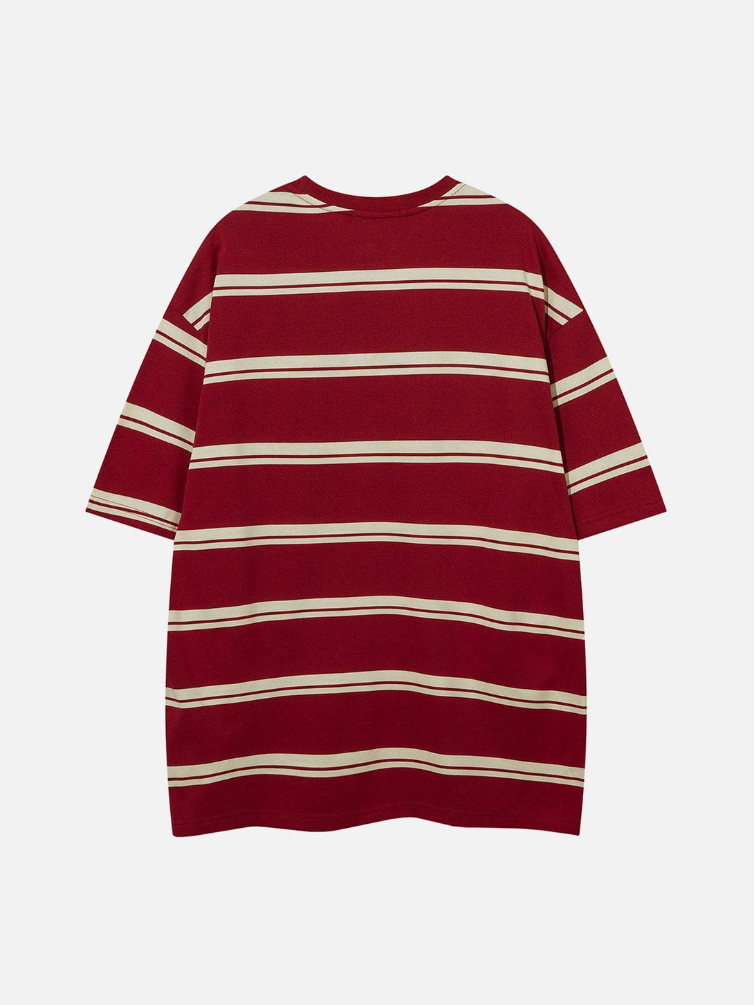 Lacezy - Embroidered Stripes Tee- Streetwear Fashion - lacezy.com