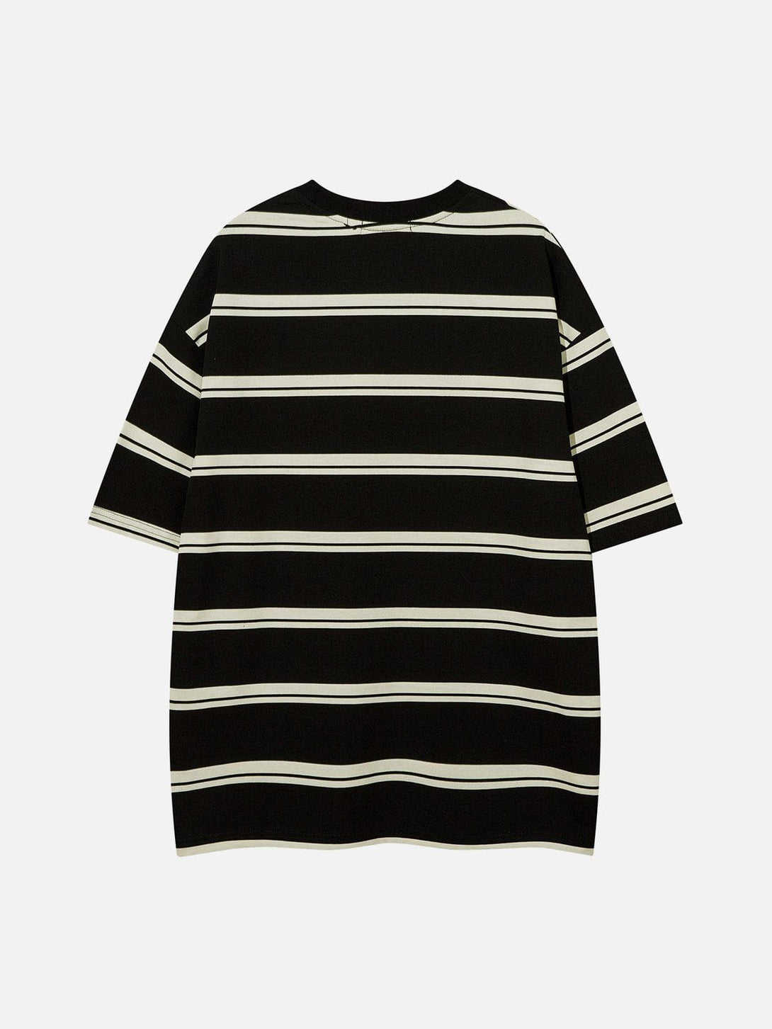 Lacezy - Embroidered Stripes Tee- Streetwear Fashion - lacezy.com